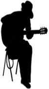 Sillouette Guitar | Guitarist | Paul White