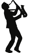 Sillouette Saxophone | Saxophonist | Tenor Sax | Chris J Rand